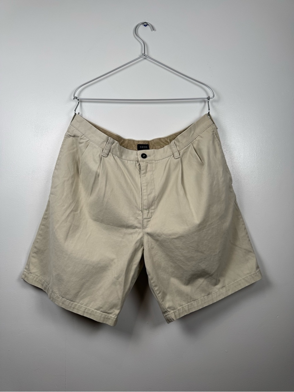 Izod Pleated Khaki Shorts